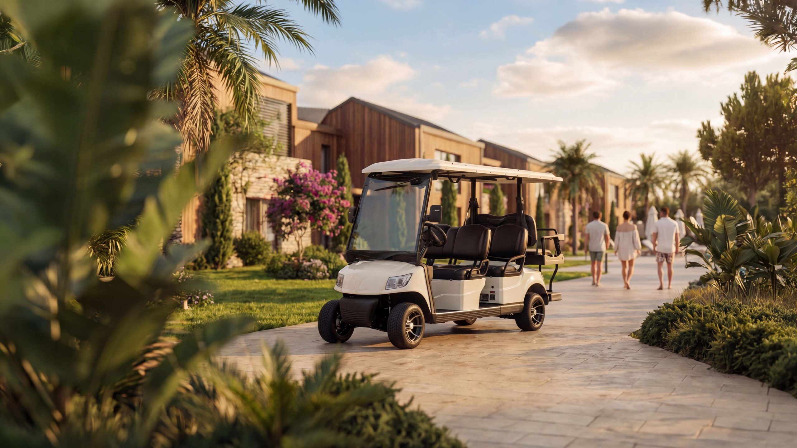 BirdieCar elektromos golfkocsi rendezvényhelyszínen
